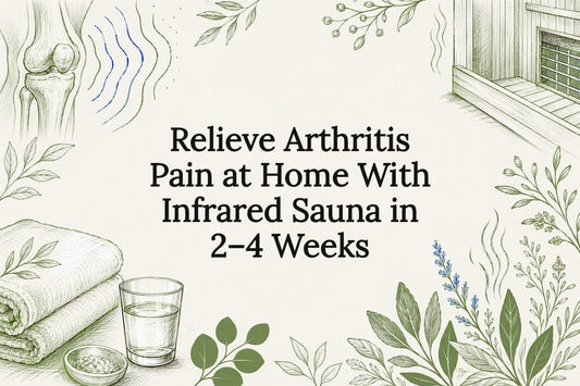 Decorative infrared sauna arthritis title card