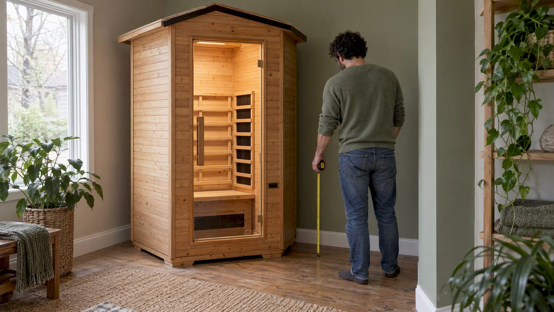Fjordheim Solo infrared sauna in home