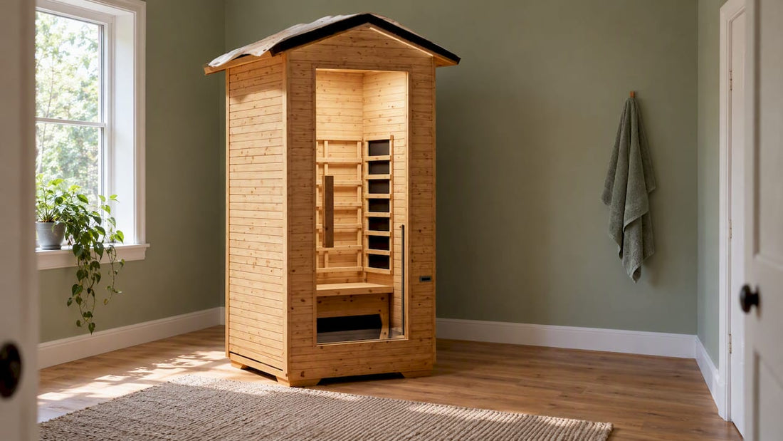Fjordheim Solo Infrared Sauna in a home