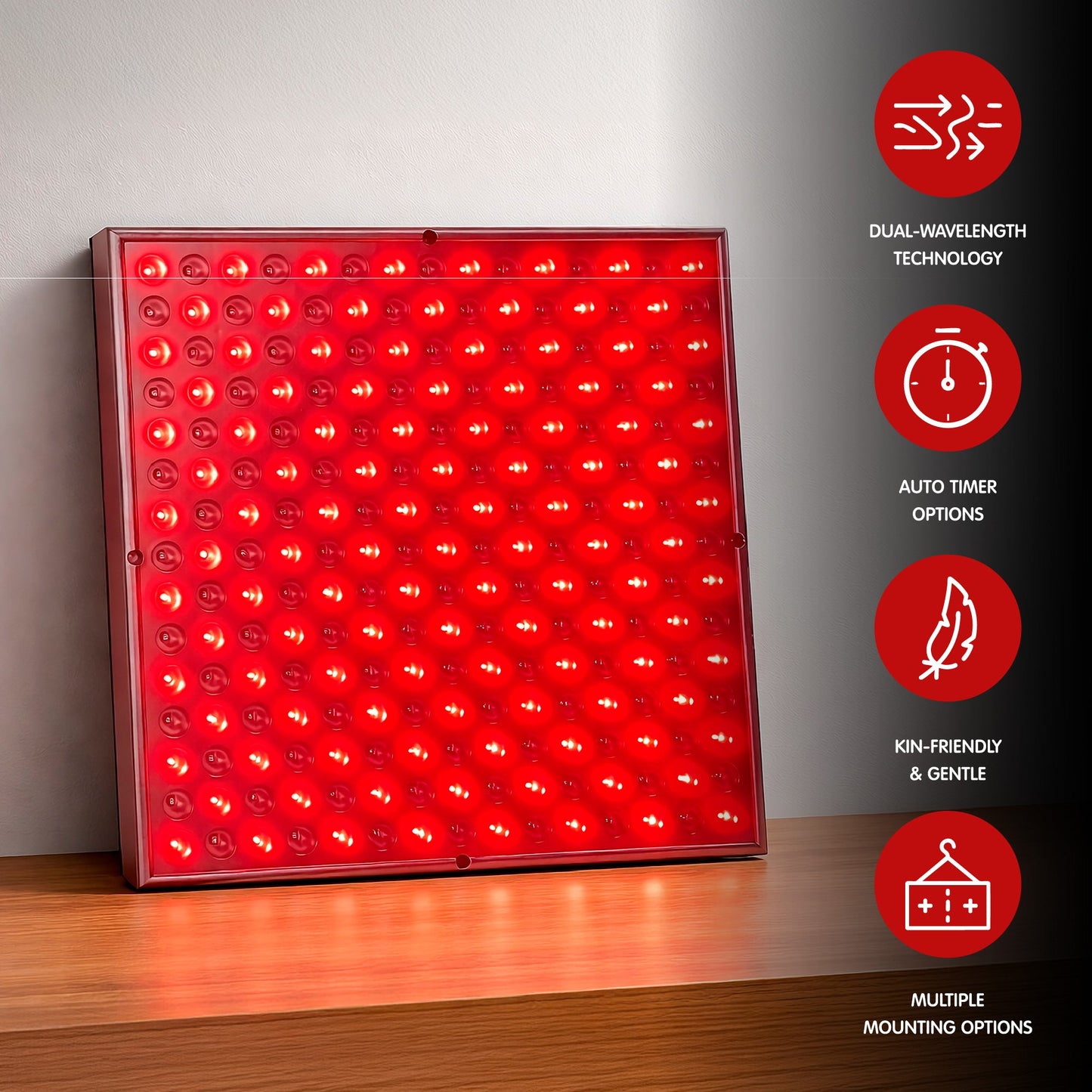 Premium 3-Piece LED Facial & Light Therapy System
