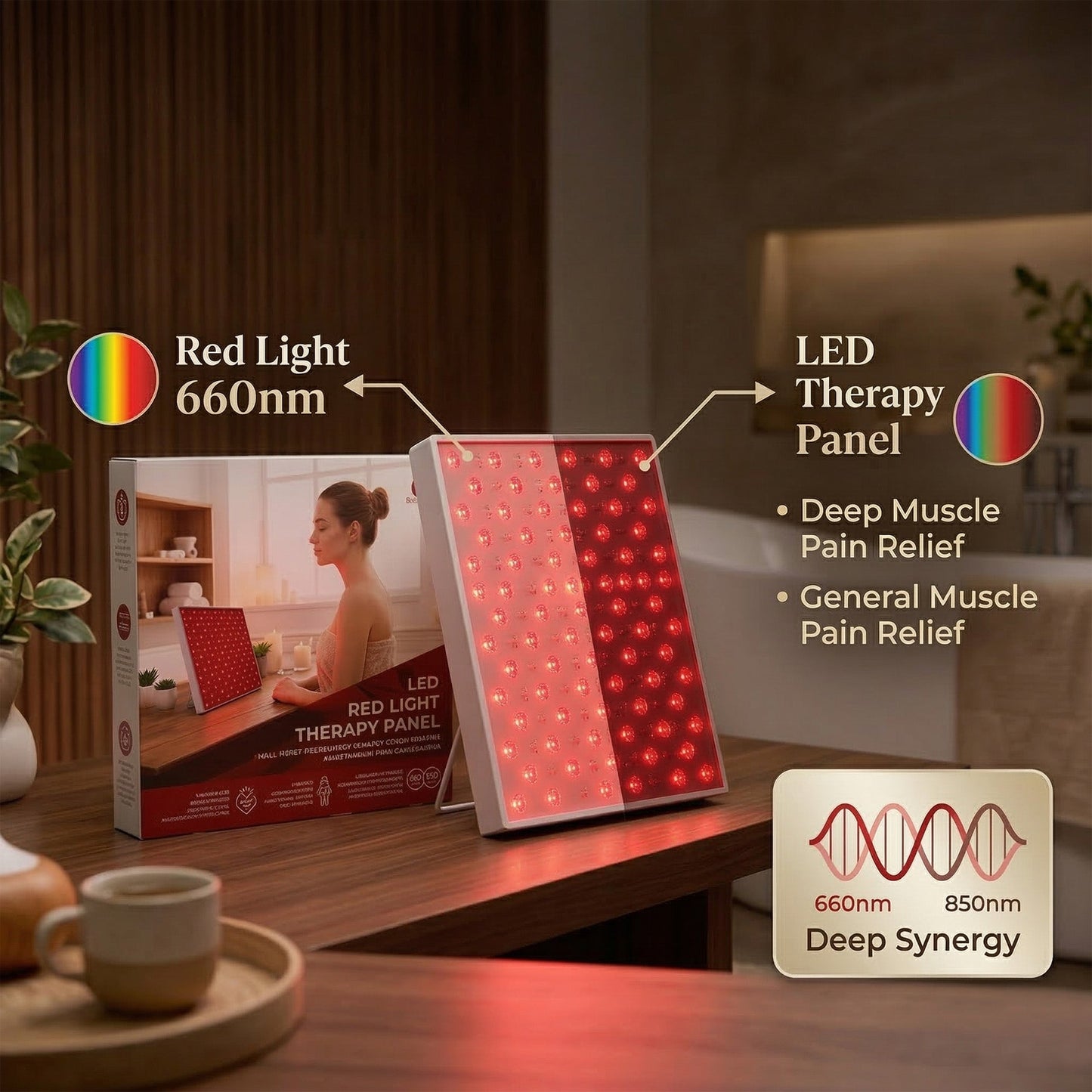 Premium LED Red Light Therapy Panel