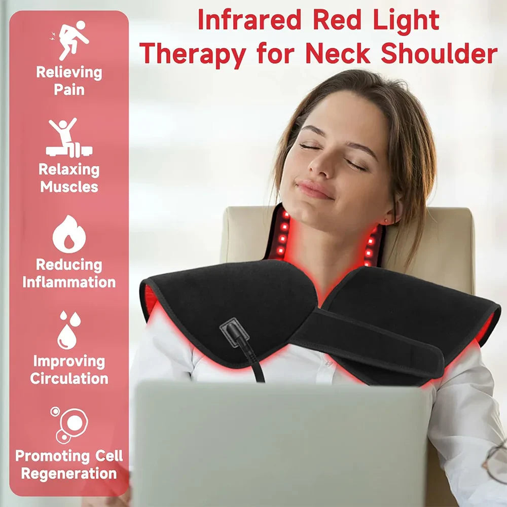 Premium Red & Infrared Light Therapy Shoulder Wrap