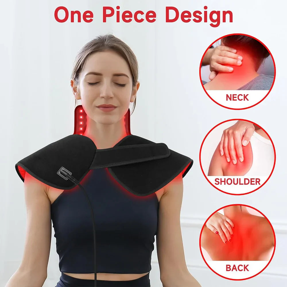 Premium Red & Infrared Light Therapy Shoulder Wrap